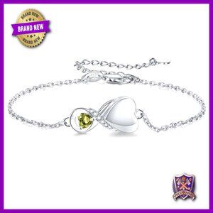 Sterling Silver Cremation Bracelet for Ashes, Memorial Jewelry Gift